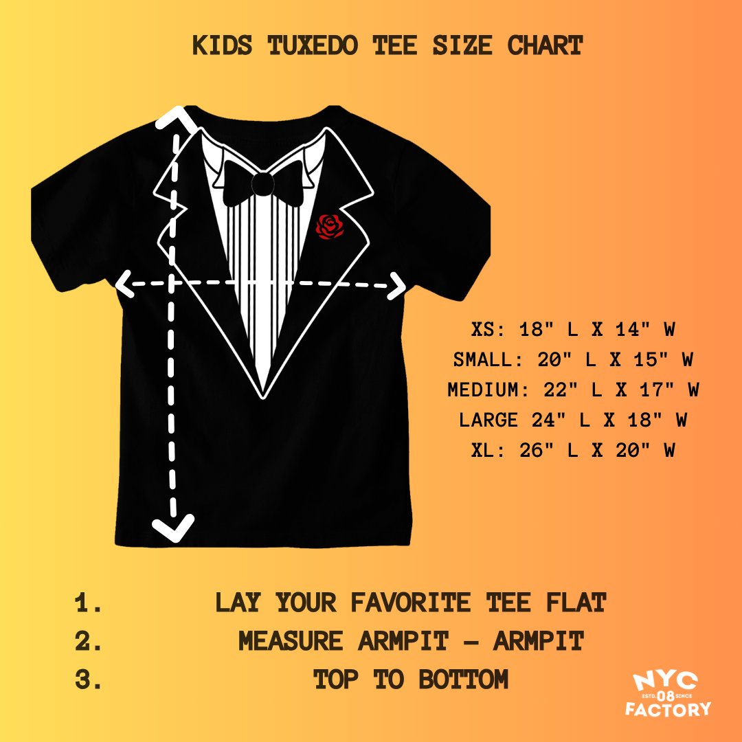 Kids Funny Tuxedo T-Shirt Black Bowtie & Rose