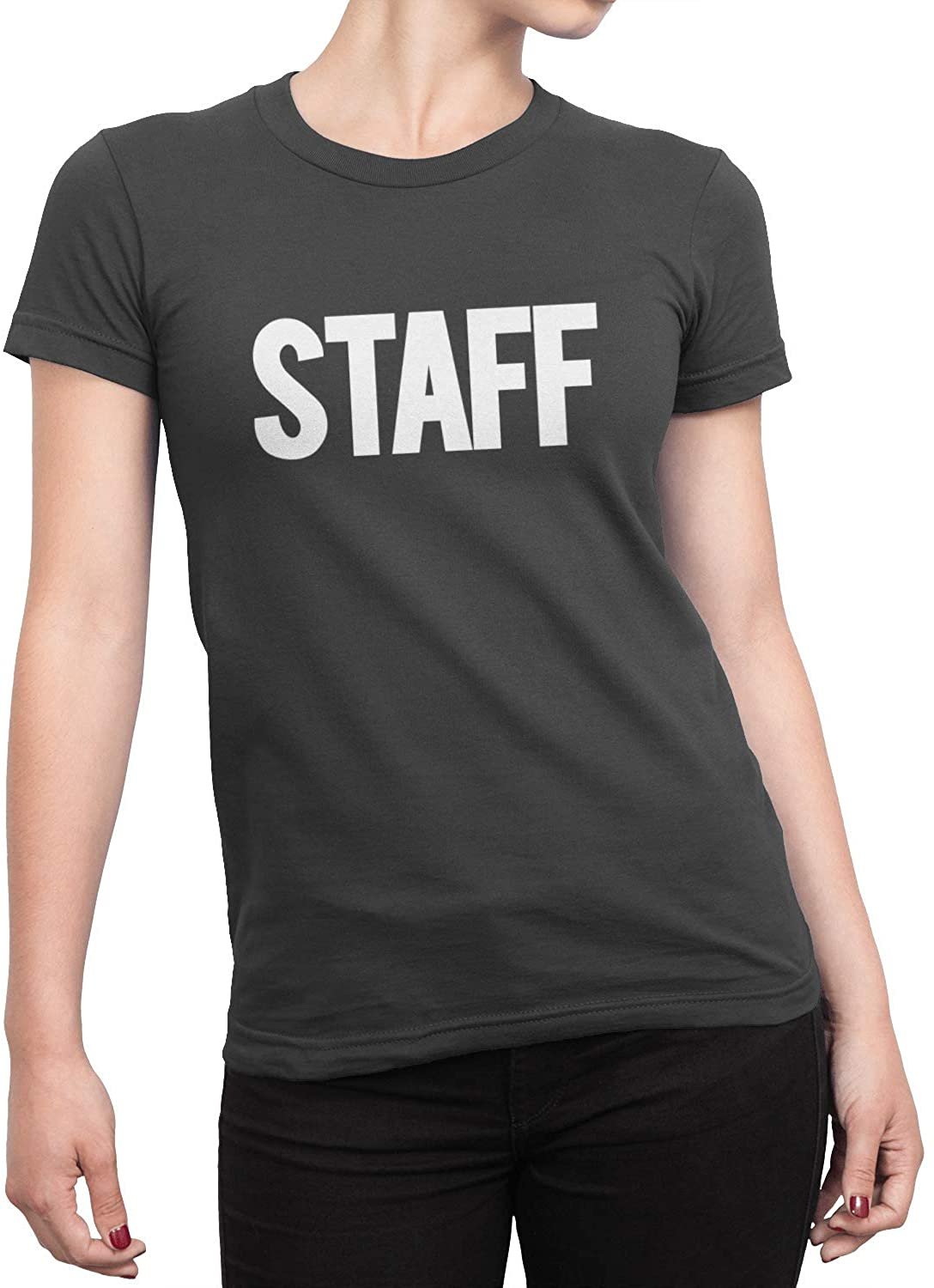 Camiseta de trabajo delantera y trasera con serigrafía para mujer - Imagen 9 de 11