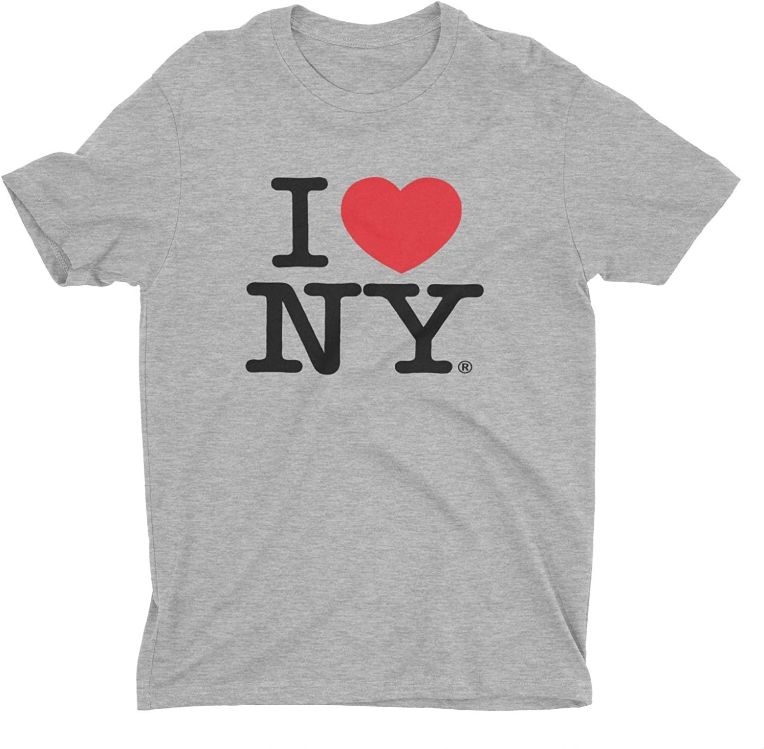 Men's I Love NY Officially Licensed Adult Unisex Tees (White)