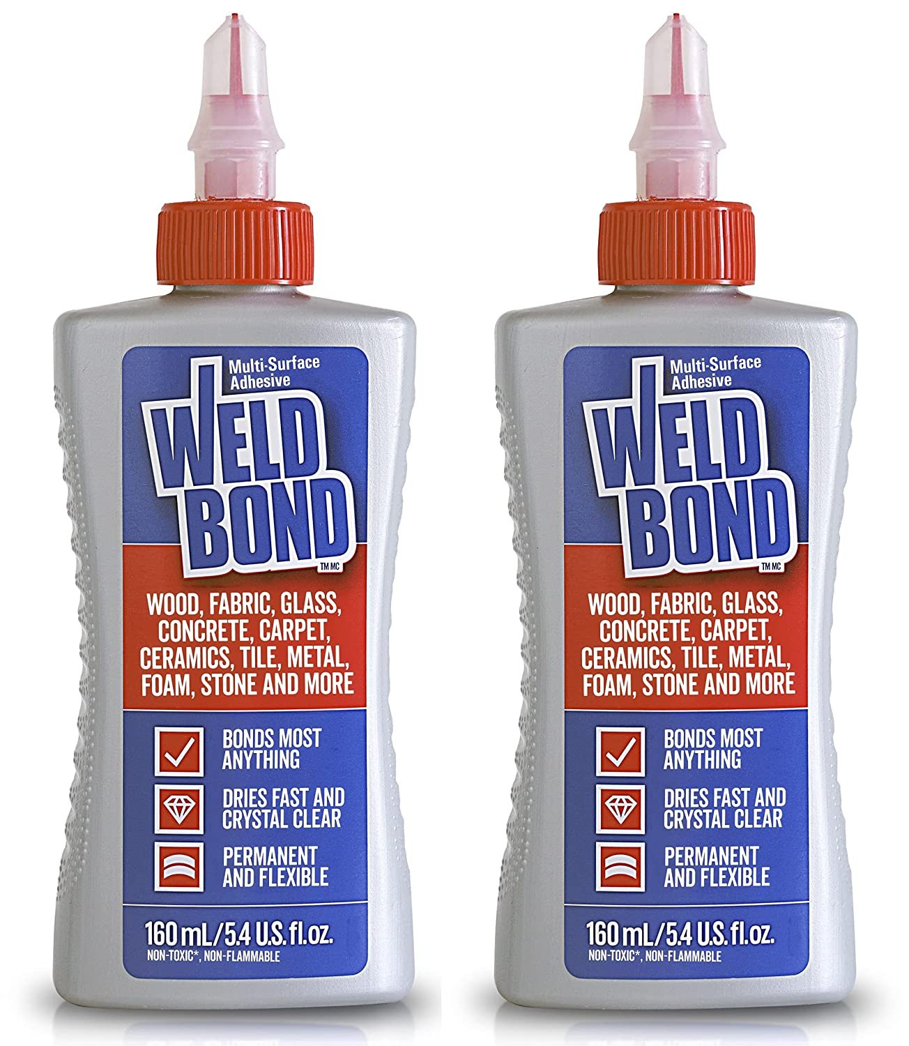 Weldbond Multi-Surface Adhesive Glue, Bonds Most Anything. Use as Wood Glue...