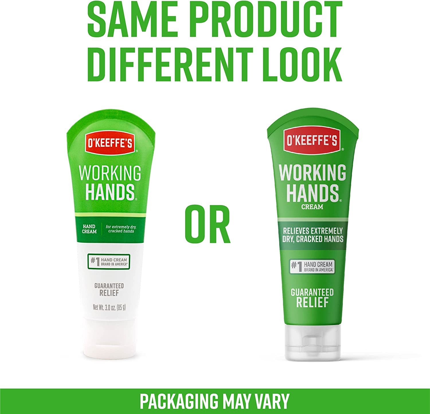 O'Keeffe's Working Hands Hand Cream, Relieves and Repairs Extremely Dry...