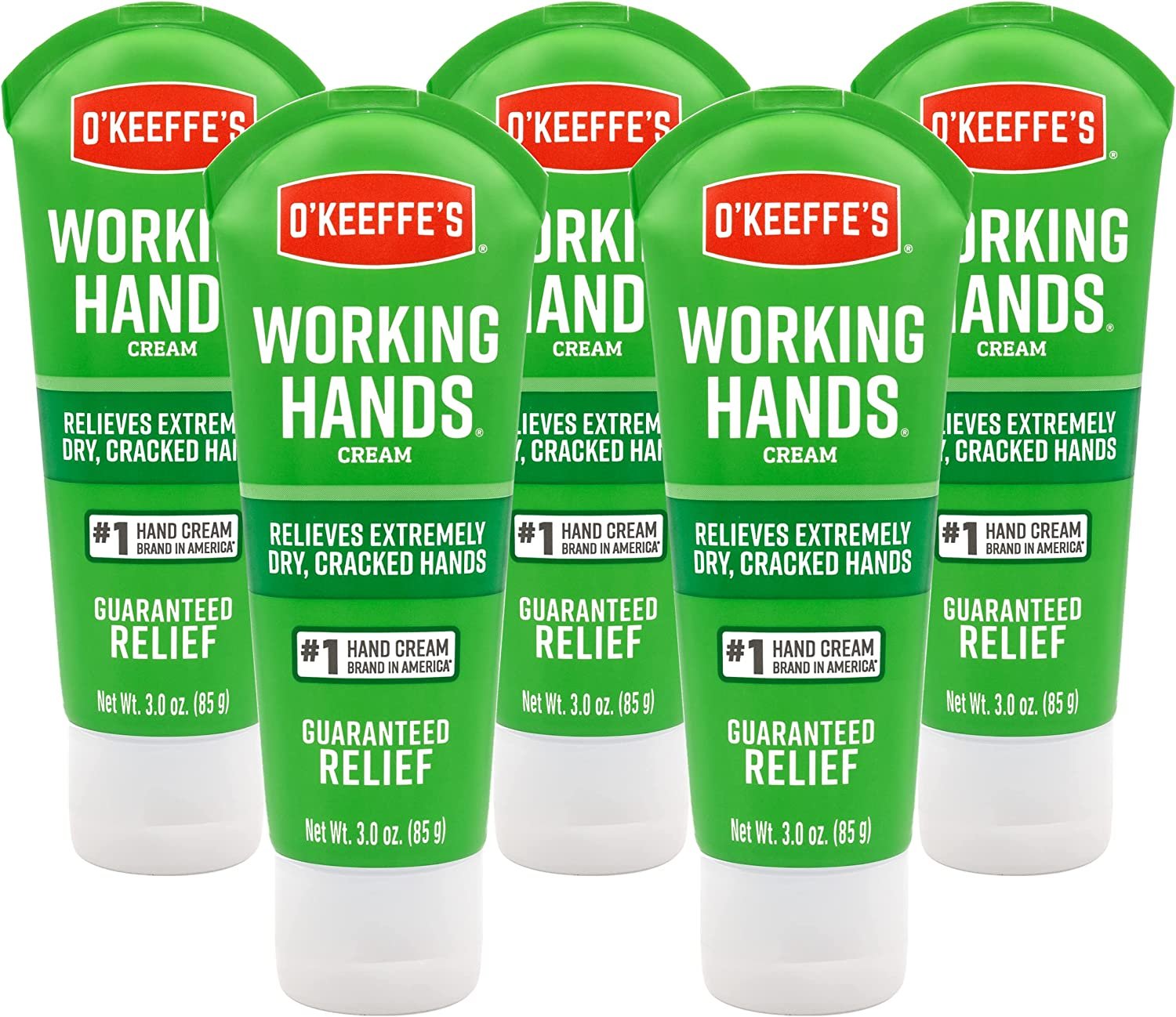 O'Keeffe's Working Hands Hand Cream, Relieves and Repairs Extremely Dry...