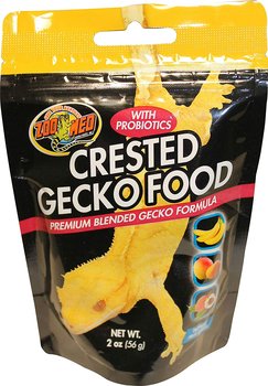 Zoo Med's Crested Gecko Food Premium Blended Tropical Fruit 2oz