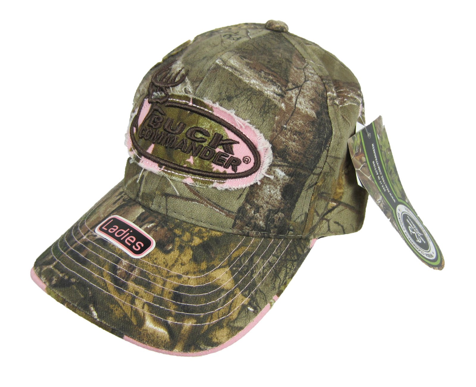 Buck Commander Ladies Realtree Camo Adjustable Strapback Hat Cap NWT ...