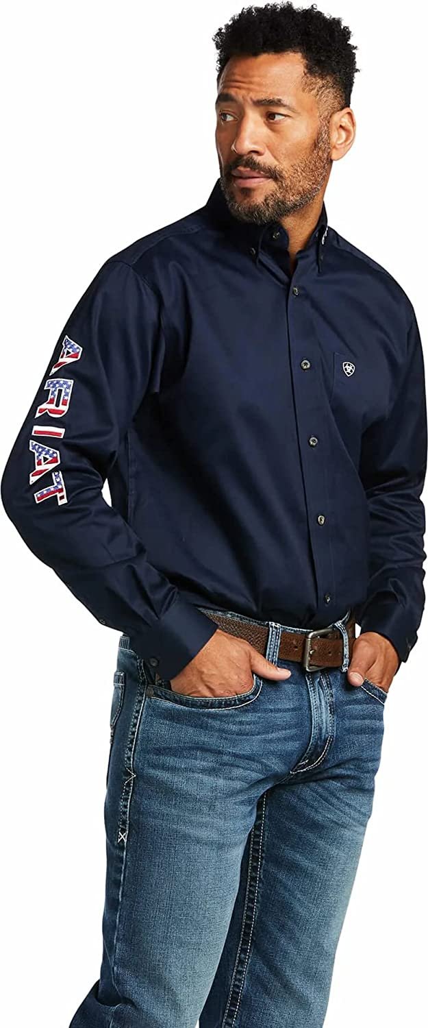 Ariat Men's Team Logo Twill Classic Fit Shirt