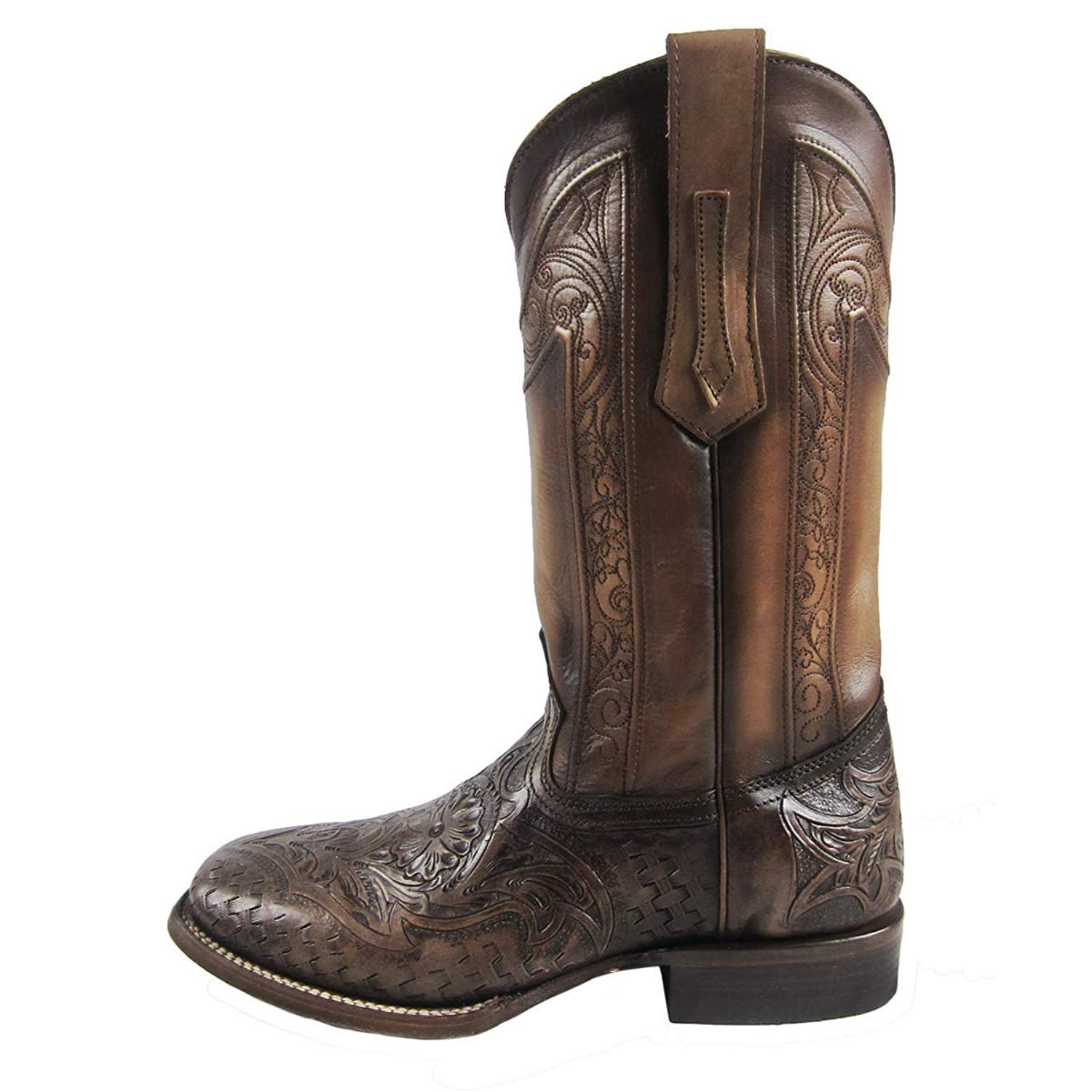 Corral Men's C3393 Hand Tooled & Embroidery Square Toe Boot | eBay