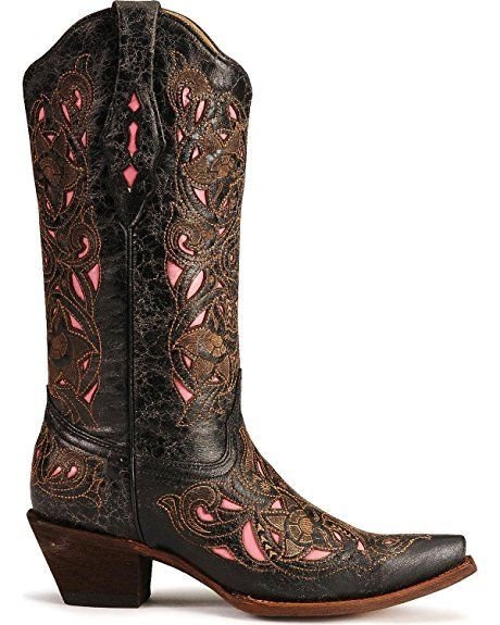 Corral Womens 100/% Leather Snip Toe Boot A2856