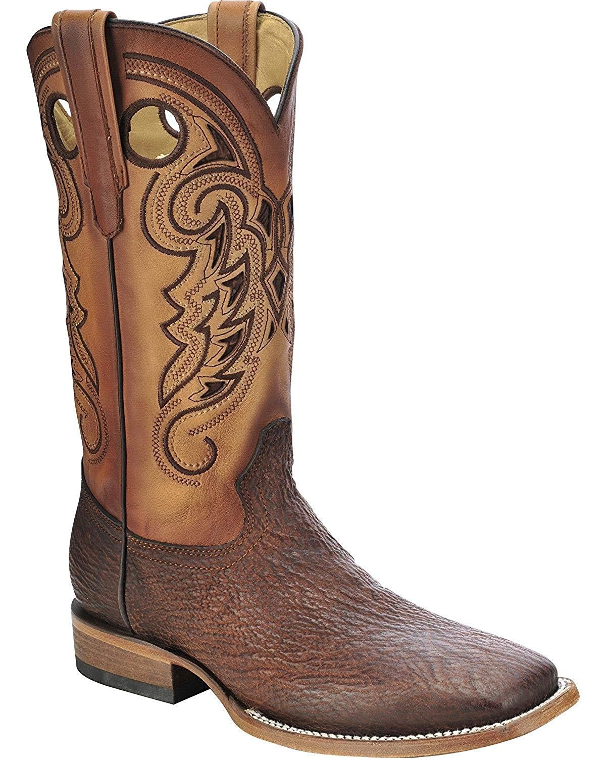 CORRAL Men's Shark Vamp Cowboy Boot Square Toe Tan C3013 | eBay