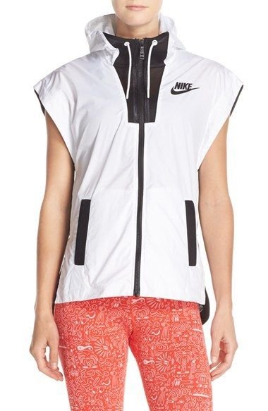 nike hooded vest womens