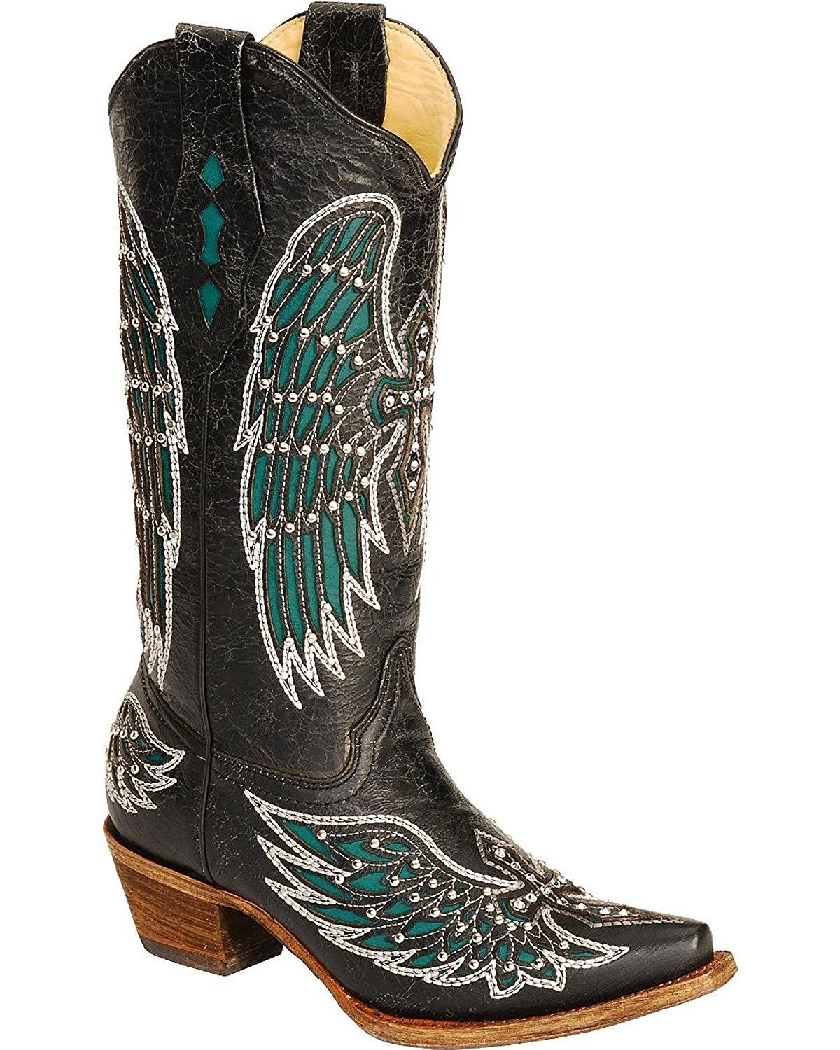 turquoise corral cowboy boots