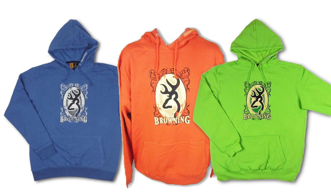 orange browning hoodie