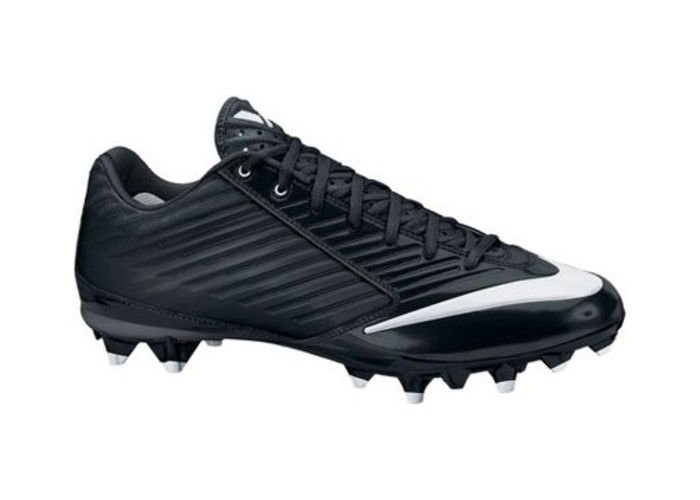 black and white vapor cleats