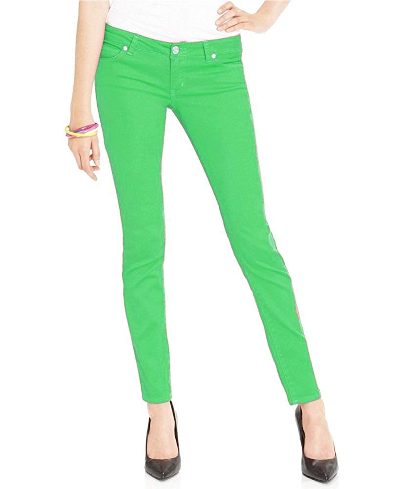 celebrity pink colored skinny jeans
