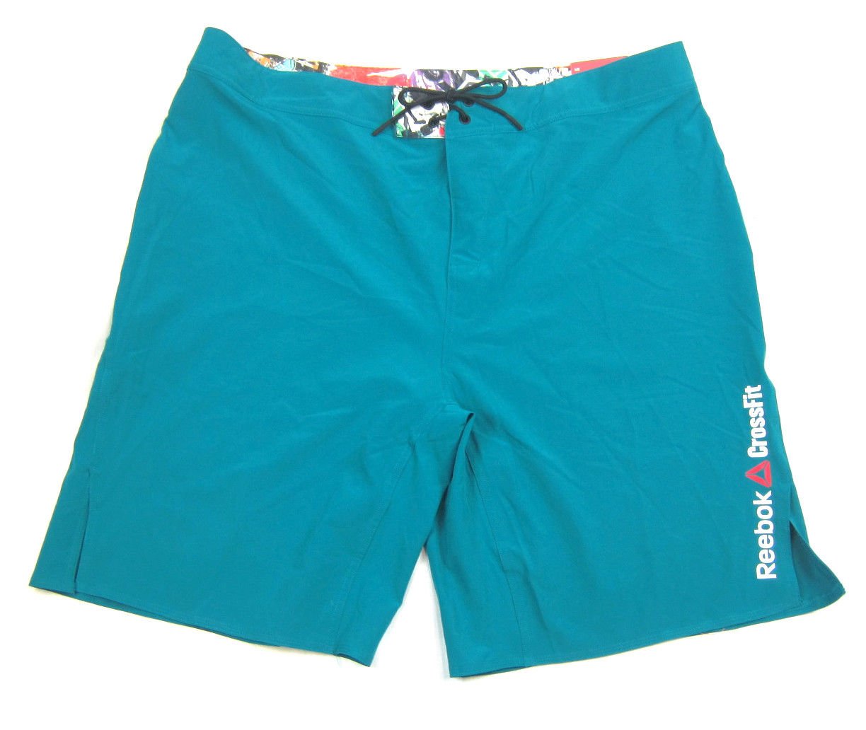 New Reebok CrossFit Men's Slim Fit Board Shorts Swimwear Teal Size 40 ...