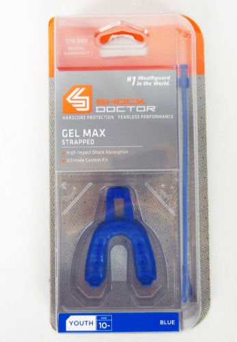 Shock Doctor Gel Max Mouthguard Youth or Adult Blue Pink Green Yellow NWT - Foto 3 di 6