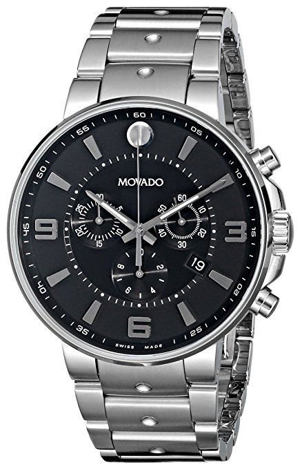 Movado Men's 0606759 SE. Pilot Stainless Steel Watch | eBay