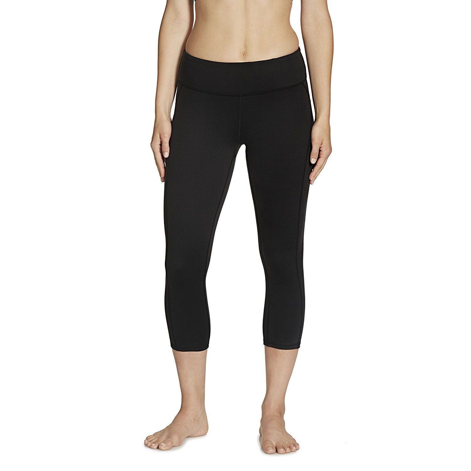 Gaiam Apparel Womens Luxe Yoga Capri Solid Black Size Small NWT ...