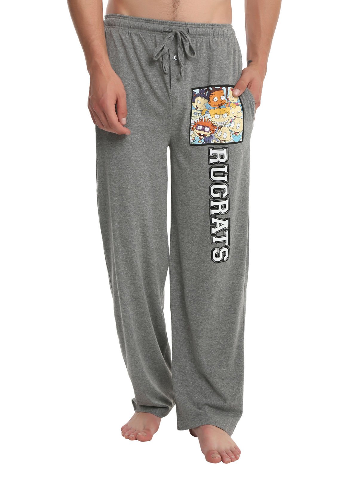 Mens Women New Gray Rugrats Babies Pajama Lounge Pants Size XS-L | eBay