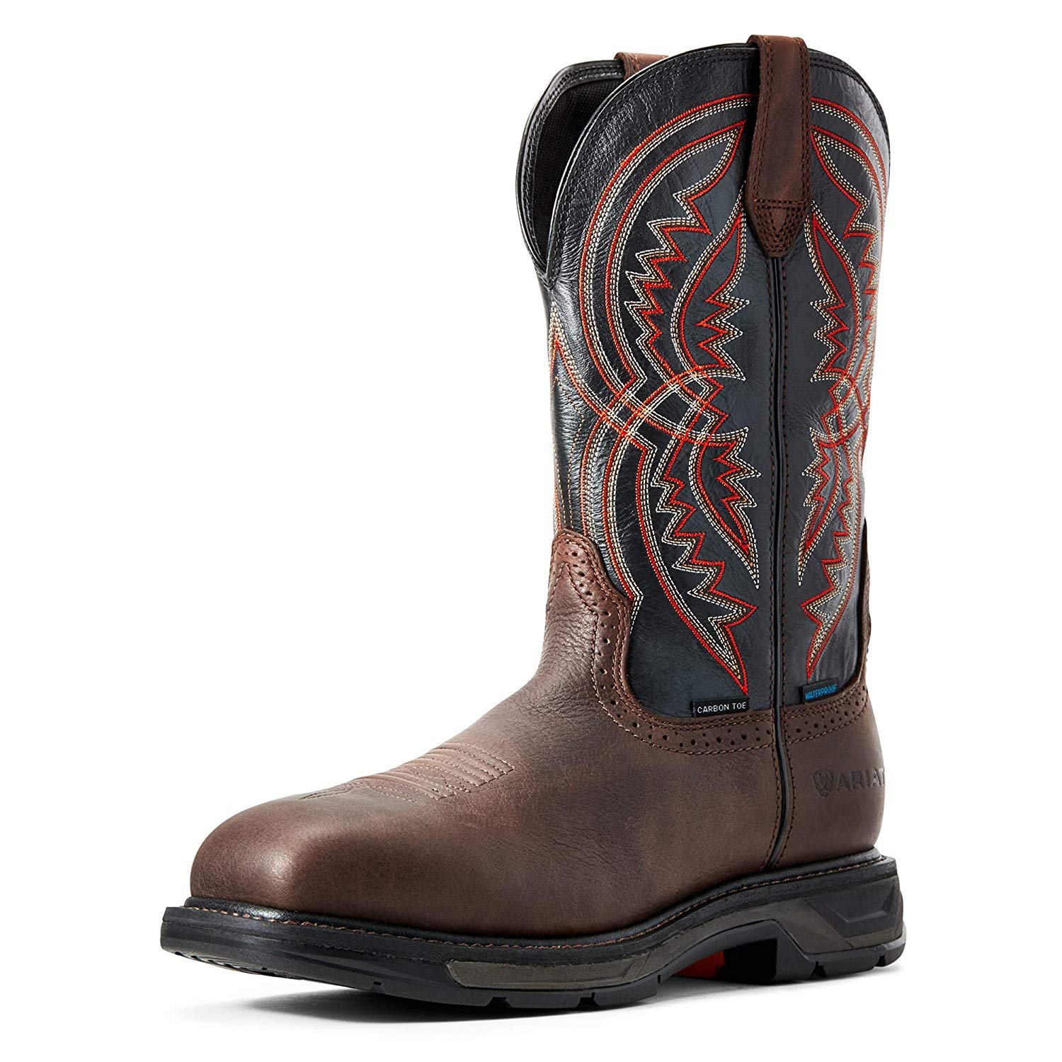 ariat men's workhog xt waterproof carbon toe work boot