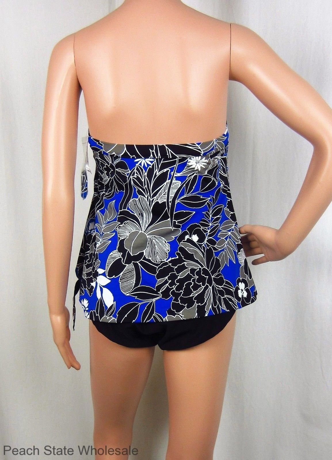 NWT Swim Solutions Maya One-Piece Swimsuit Tummy Control Side-Tie ...