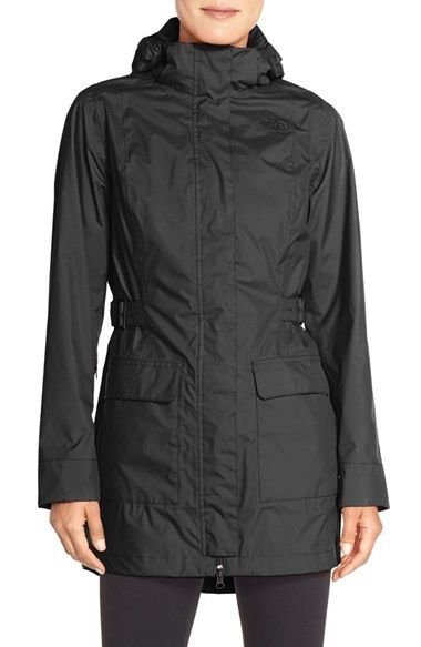 NWT The North Face Women's Tomales Bay Hooded Rain Jacket Black Size XS ...