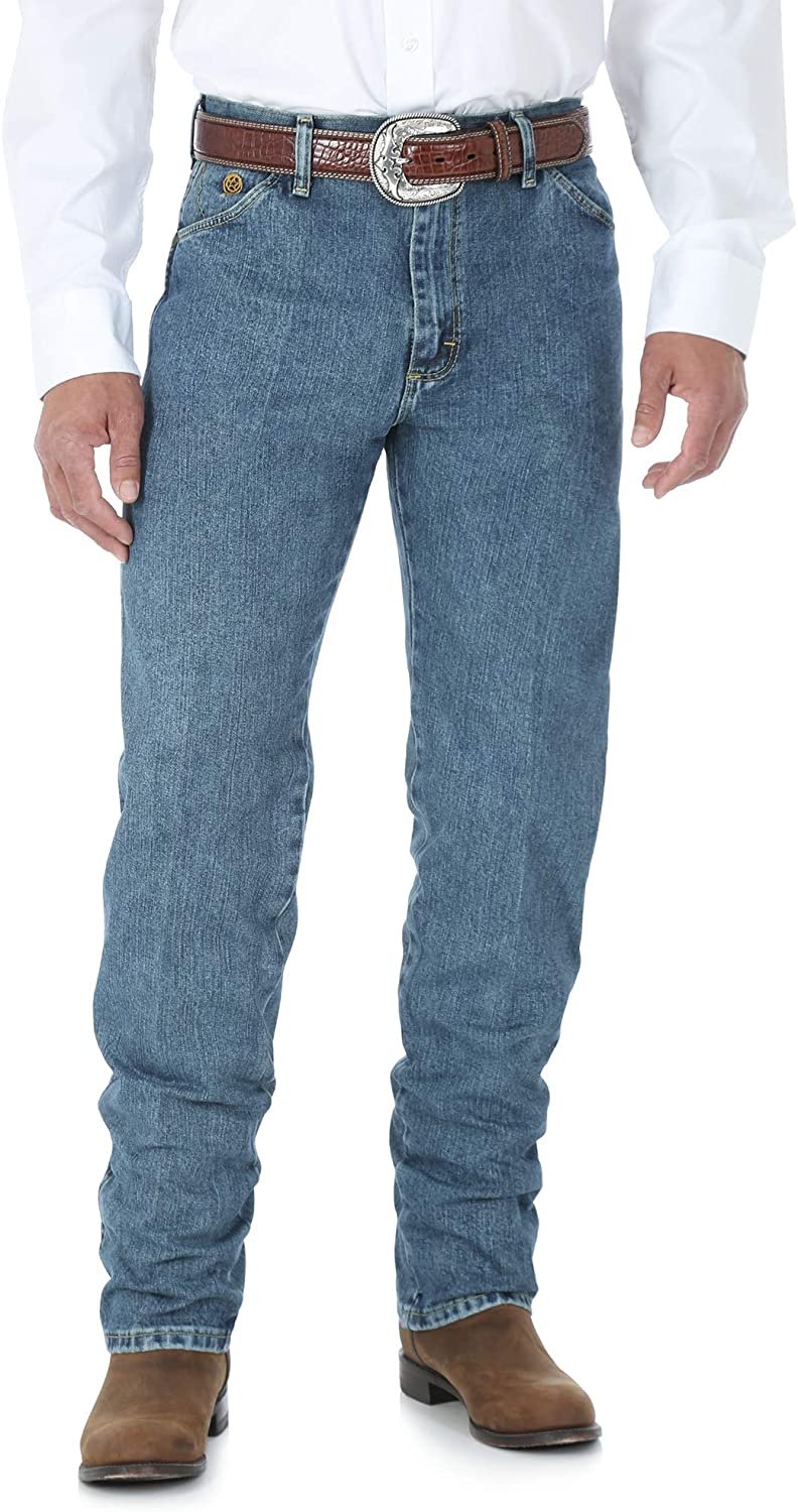 Wrangler Men's George Strait Cowboy Cut Original Fit Jean, Greyed Denim ...