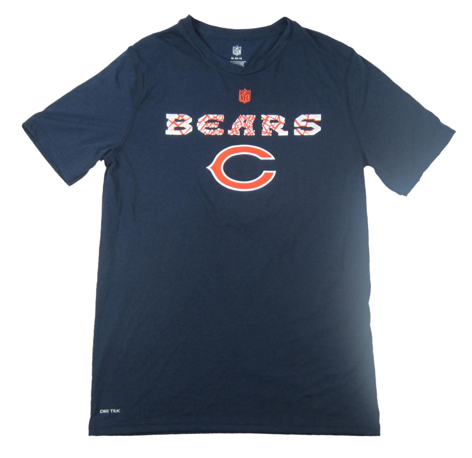 NFL - NWT Licensed Chicago Bears Logo Navy Youth T-Shirt - Youth XL ...