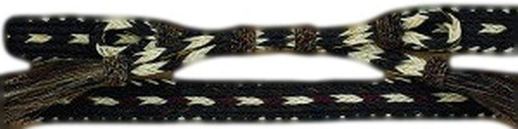 M F Western Hatband Mens Classic Horse Hair Braided Brown 0202202