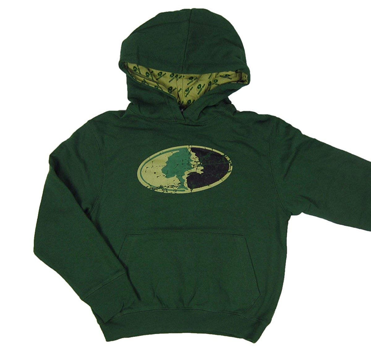 NEW Mossy Oak Youth Hoodie Black with Camo Hunting Hooded Sweatshirt S M L XL