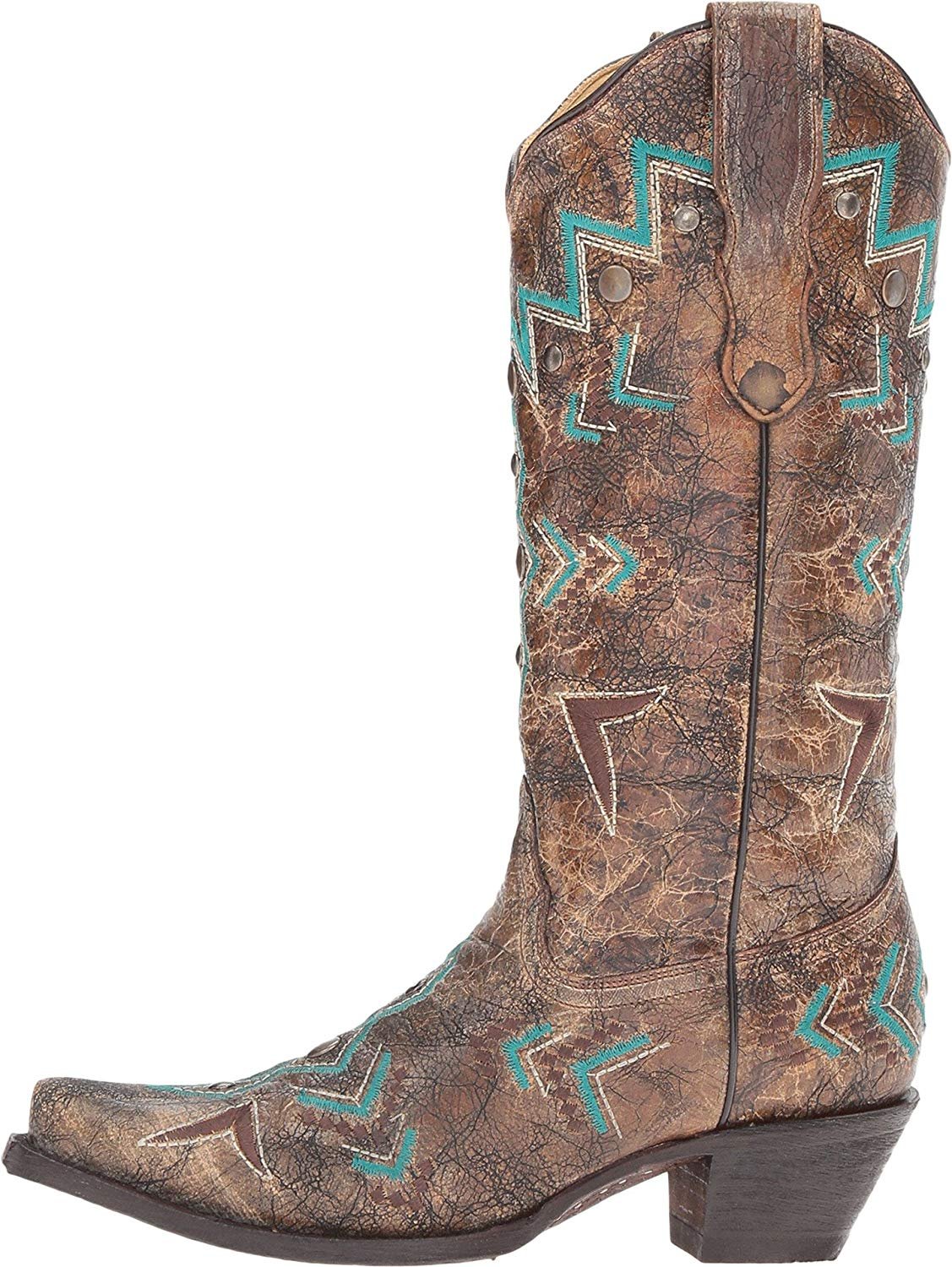 teal corral boots