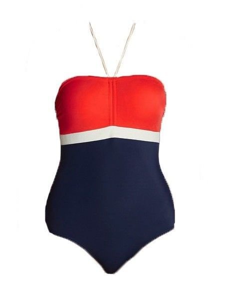 tommy hilfiger one piece swimsuit red