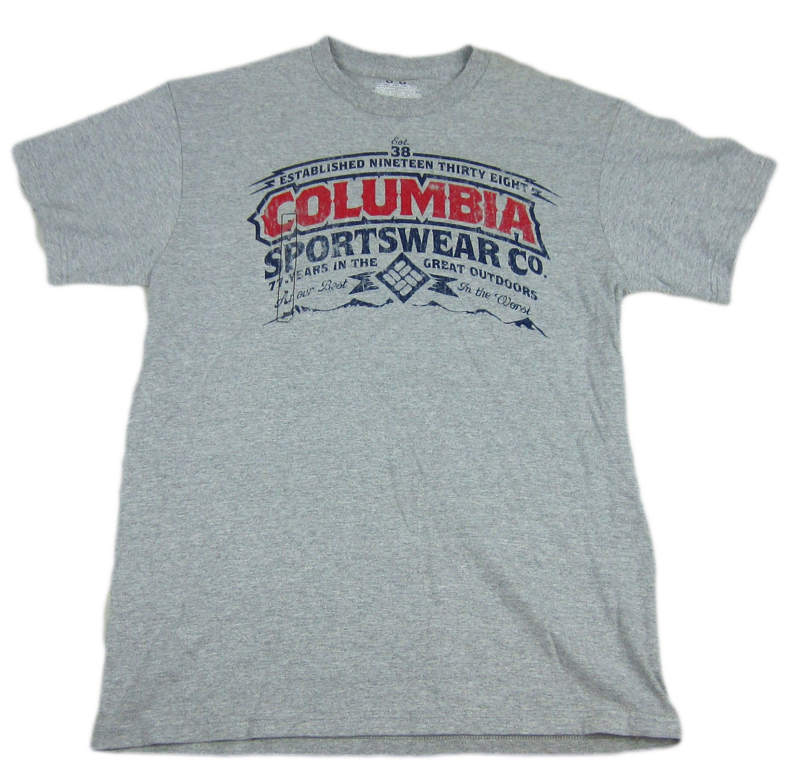 Columbia Men's Graphic T-Shirt Gray Size Medium 886535427754 | eBay