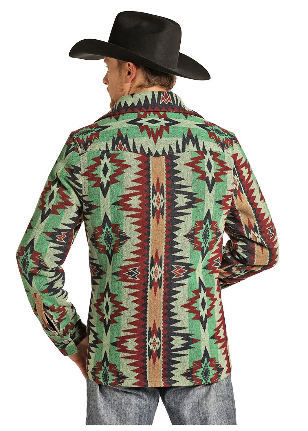Powder River Outfitters Aztec Commander Jacket, Green | eBay
