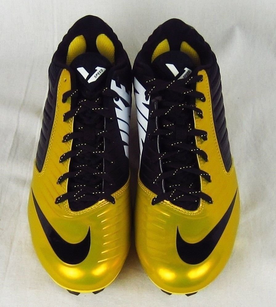 yellow nike vapor football cleats