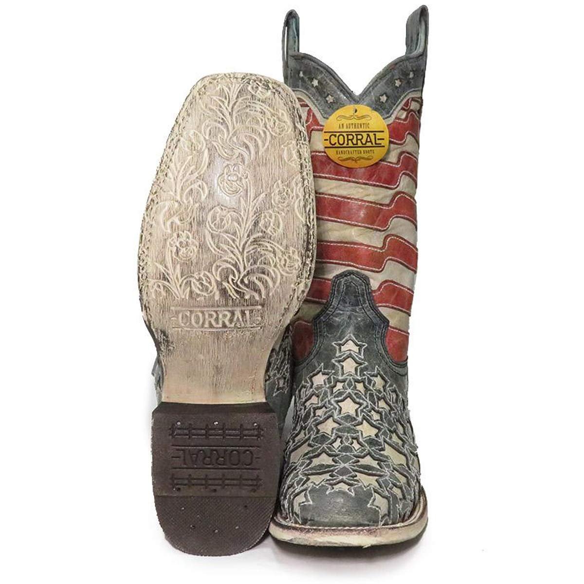 women's american flag boots