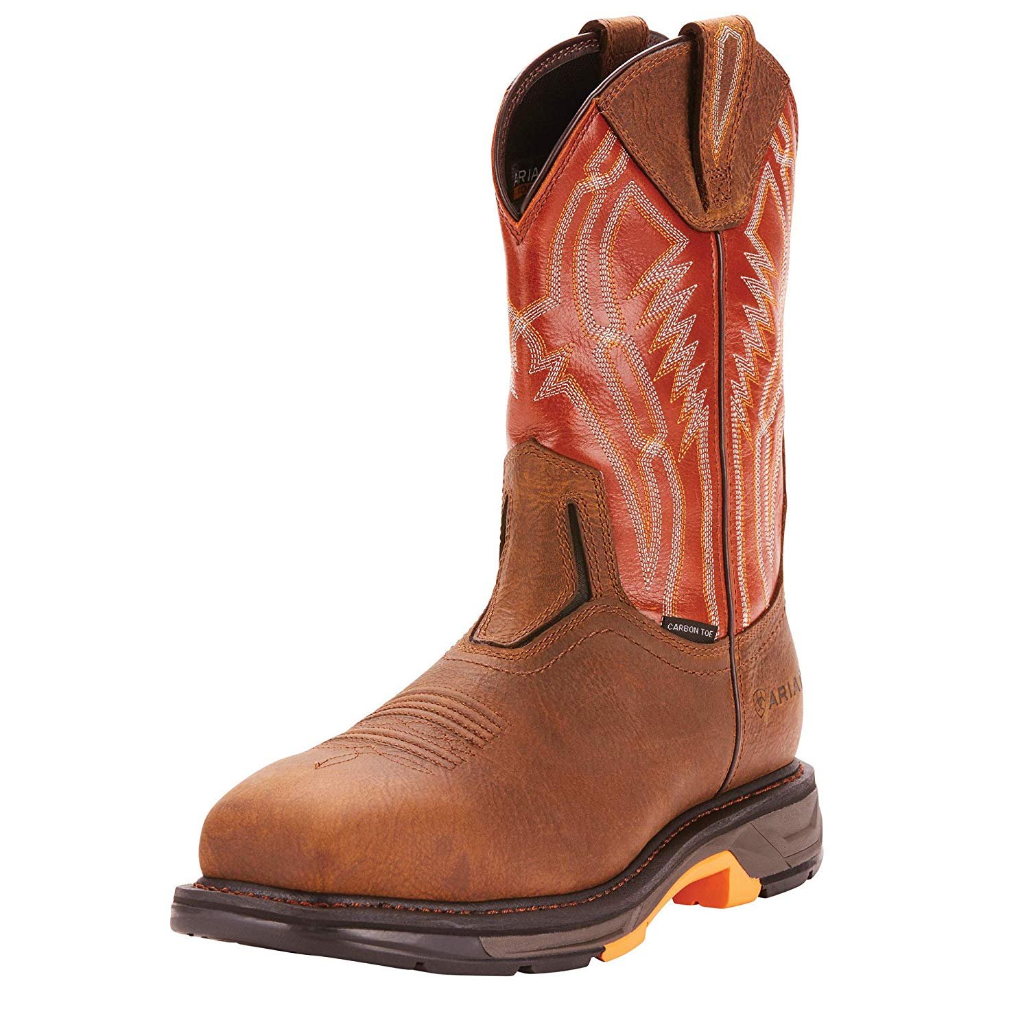 ariat men's workhog xt waterproof carbon toe work boot