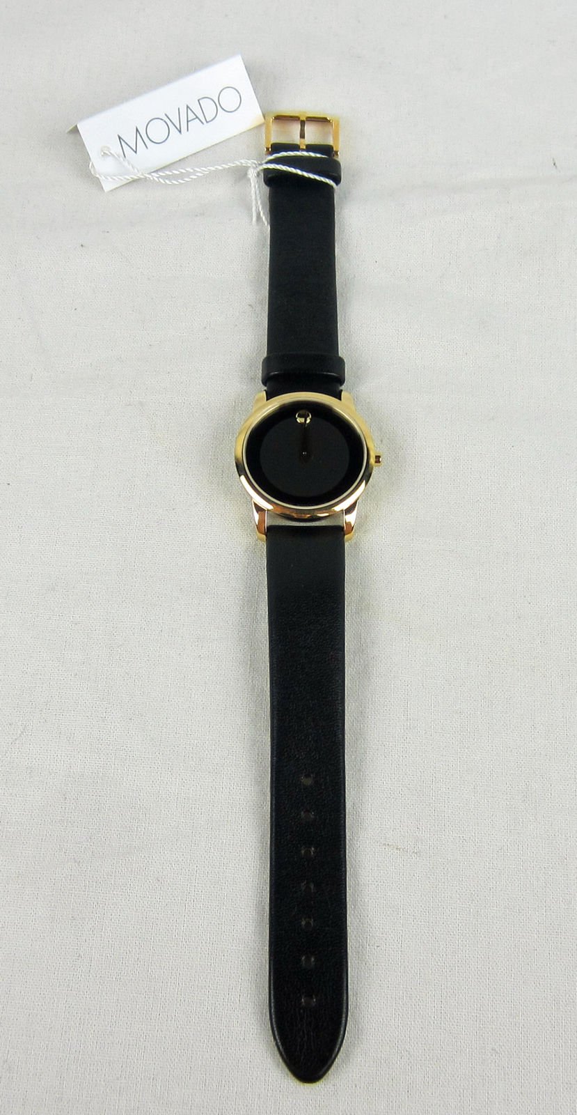Movado Women's 0606877 Analog Display Swiss Quartz Black Watch