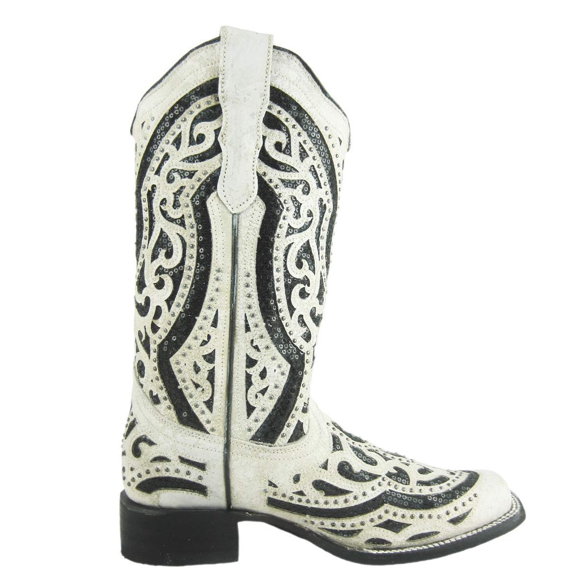 corral women's sequins inlay western boots