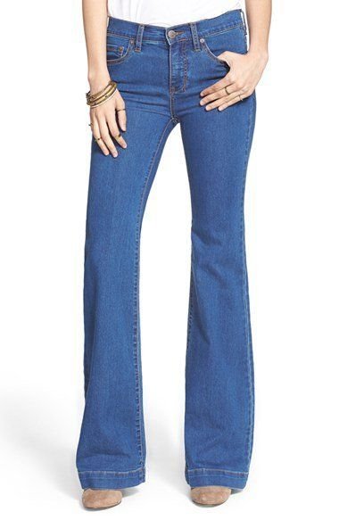 stretch flare jeans