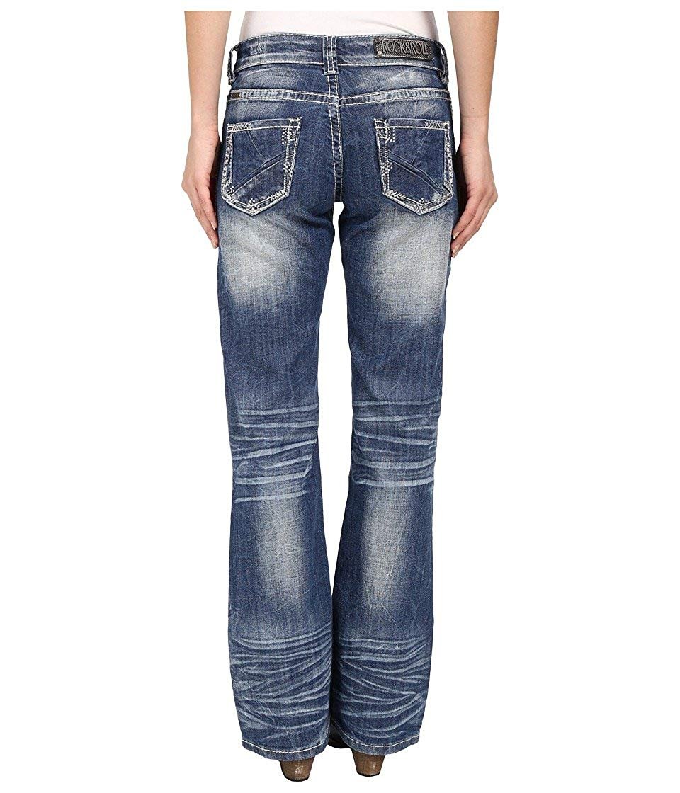 rock & roll cowgirl riding jeans