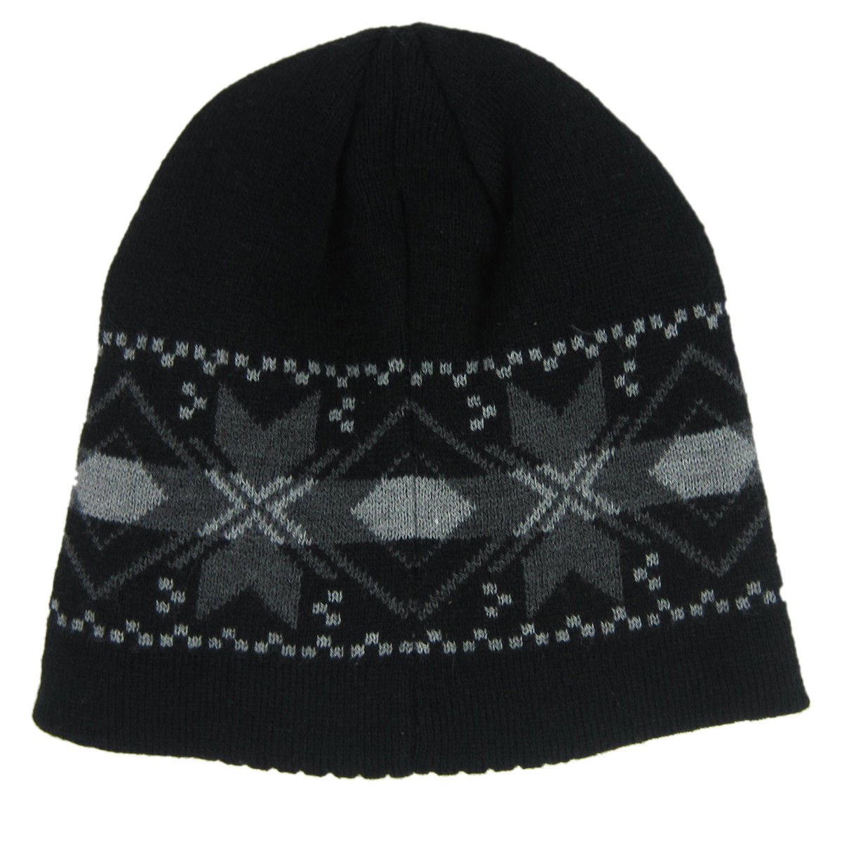 NEW without Tags IGLOOS Men's Black Gray Beanie Hat One Size Fits Most ...