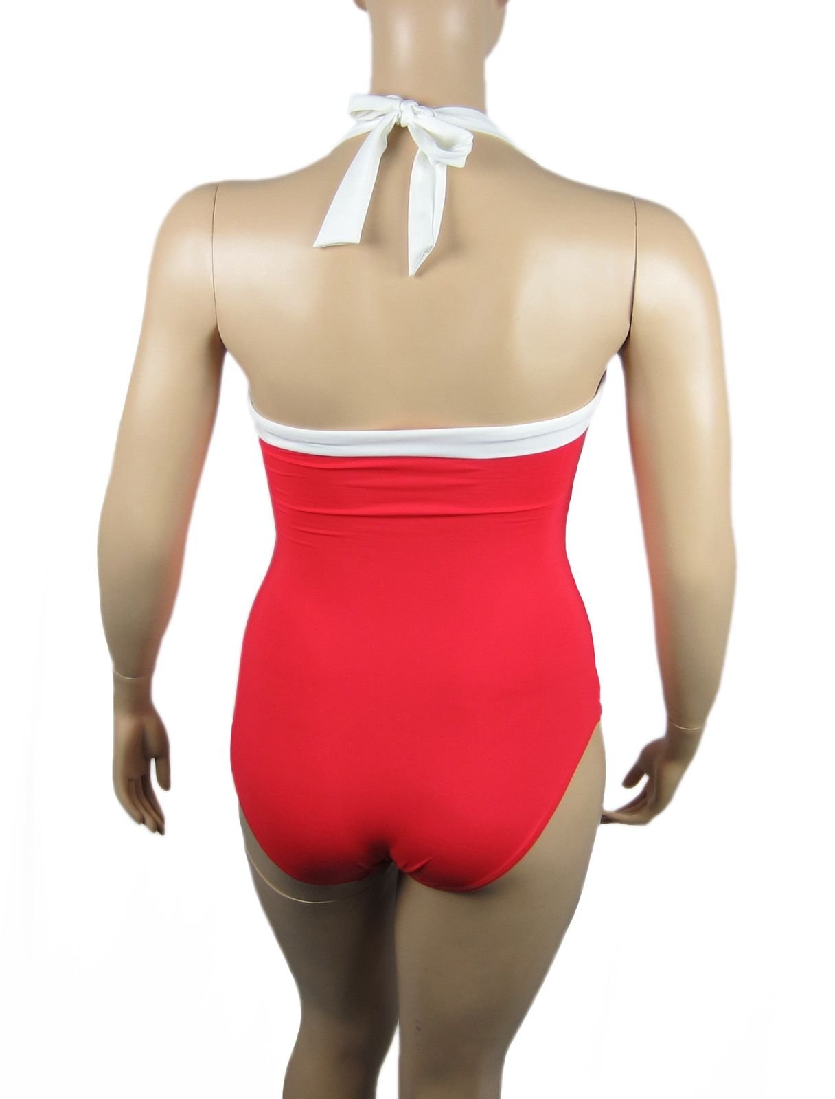 ruched one piece halter swimsuit