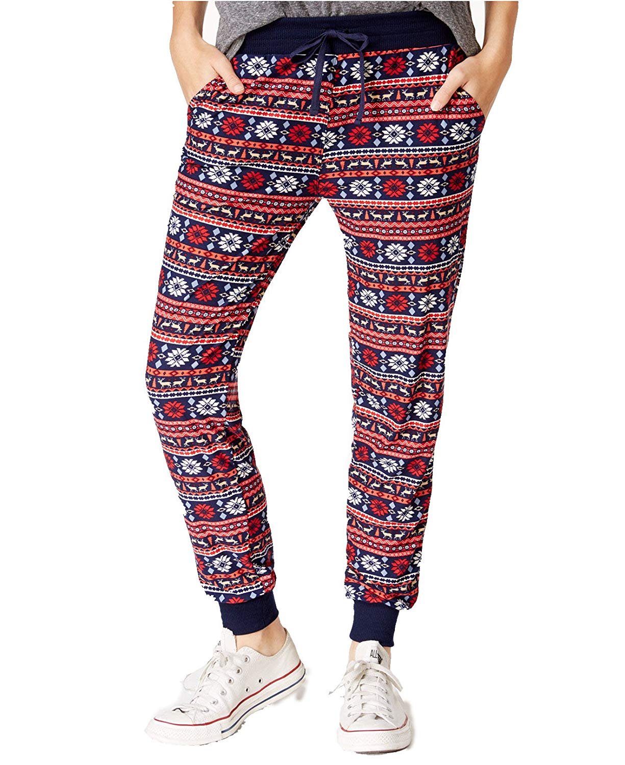 Hot Kiss Junior's Printed Soft Jogger Pants - Picture 2 of 2
