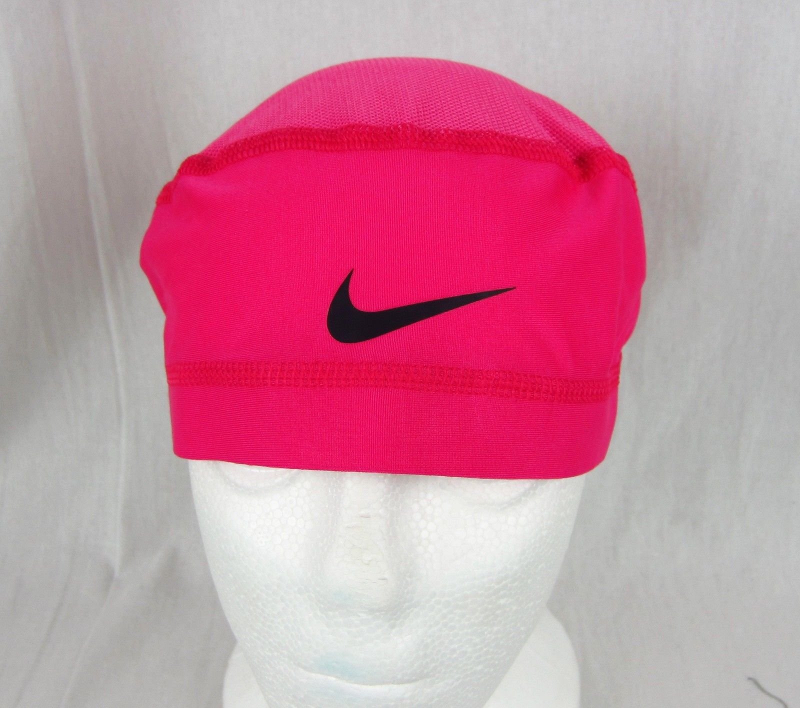 Nike Pro Combat Mesh Skull Cap Pink Dri-Fit Breast Cancer Awareness ...