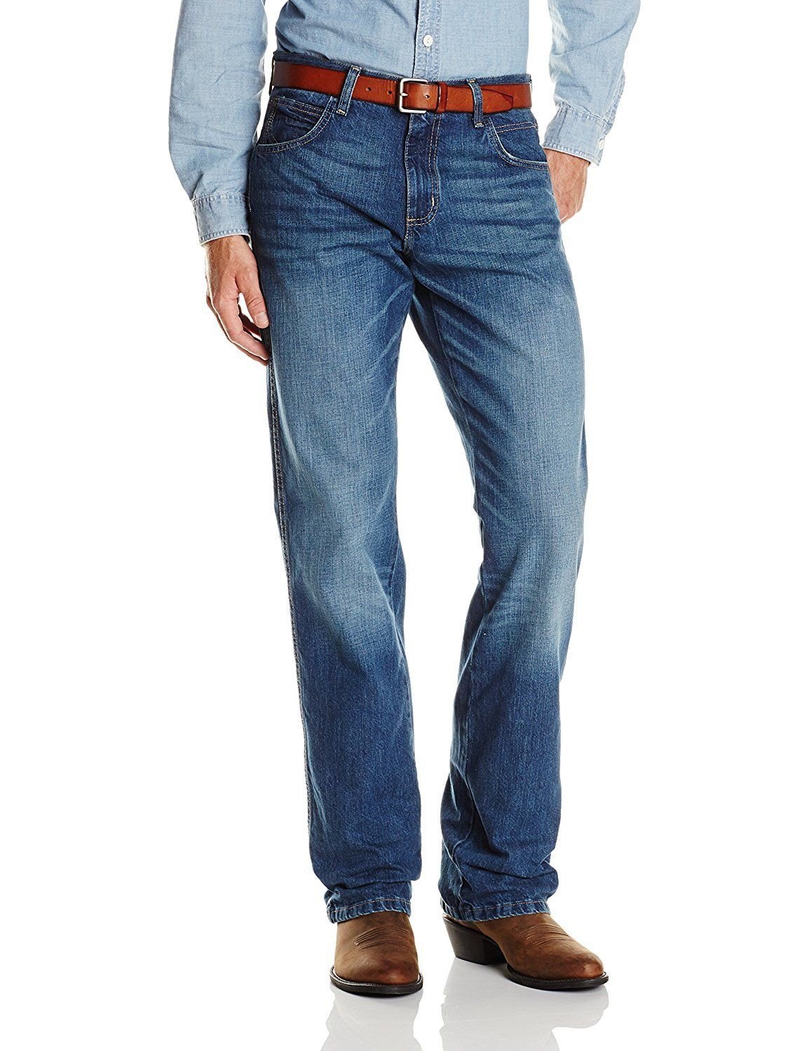 Mens NWT Wrangler Retro Mid Rise Boot Cut Jeans WRT20TB Waist Size 30 x ...