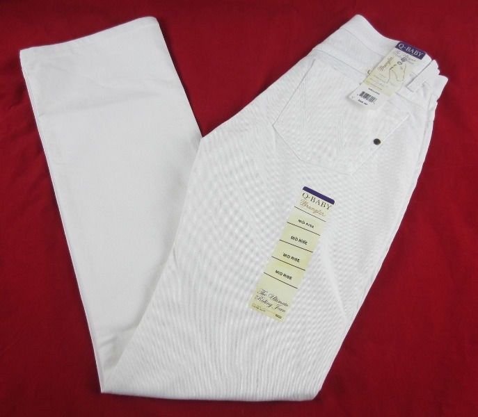 wrangler q baby white jeans