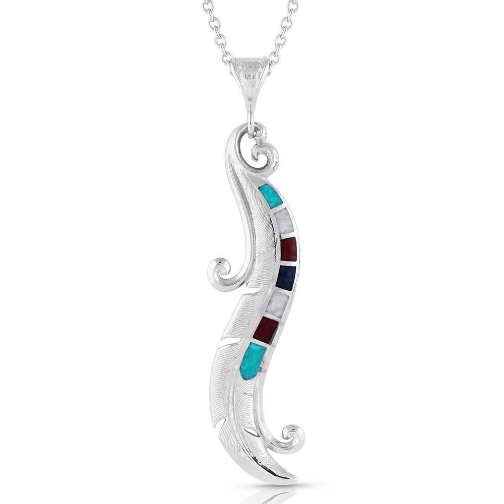 Montana Silversmiths Western Lifestyle Feather Necklace