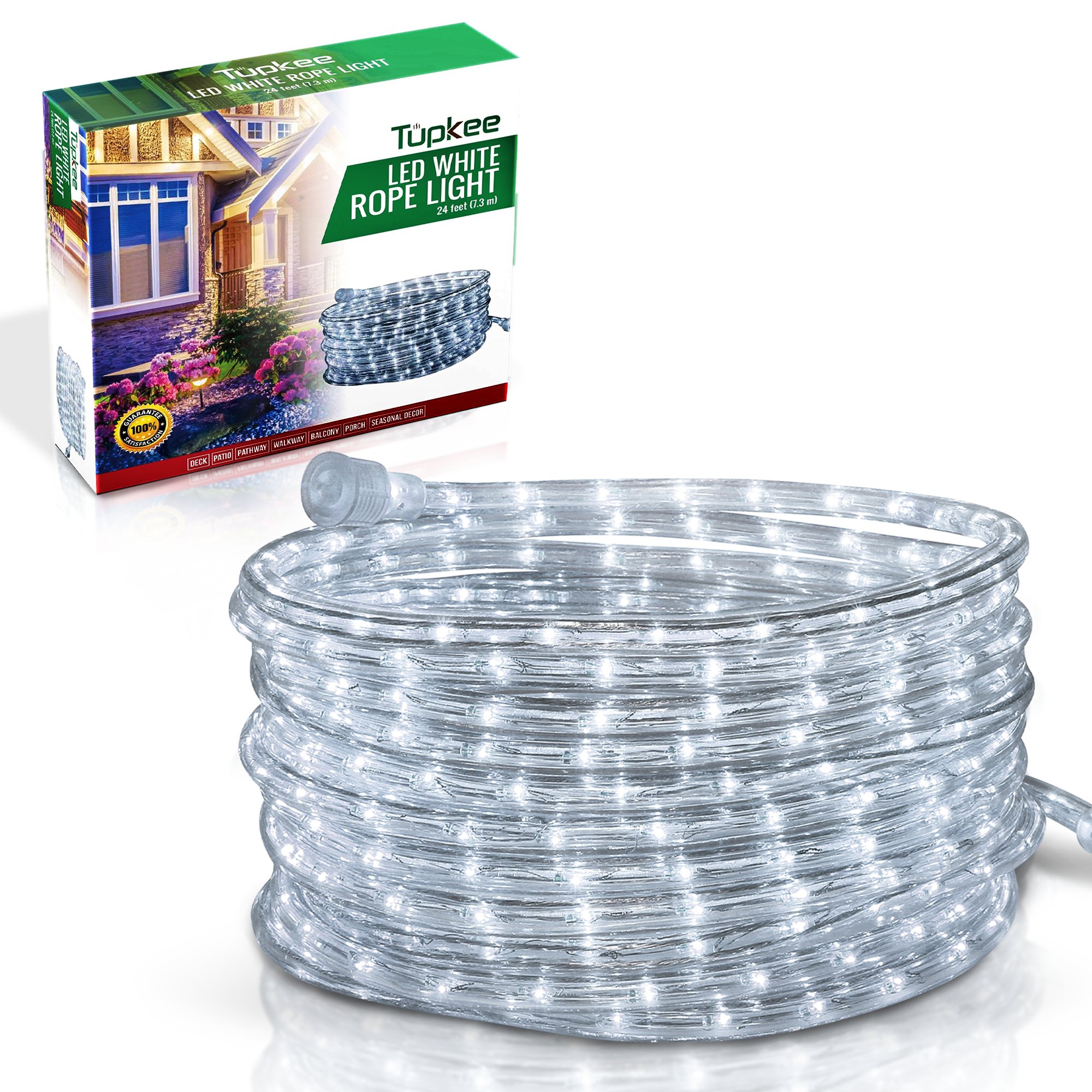 Tupkee LED Rope Light - 24 Feet, for Indoor and Outdoor Decorative Tube Lights - Picture 8 of 14