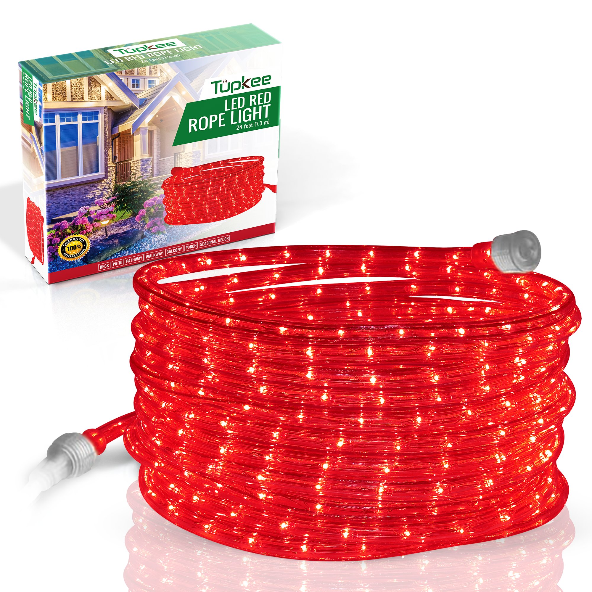 Tupkee LED Rope Light - 24 Feet, for Indoor and Outdoor Decorative Tube Lights - Picture 13 of 14