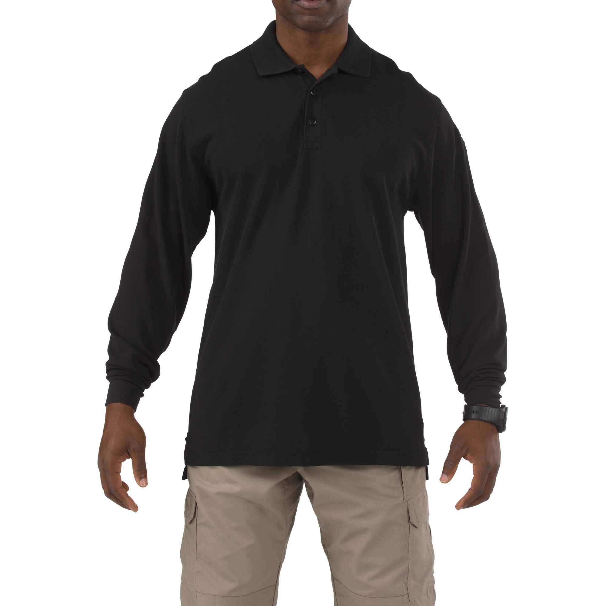 5.11 Tactical Men's Professional Long Sleeve Polo, 100% Cotton, Style 42056 - Picture 26 of 32